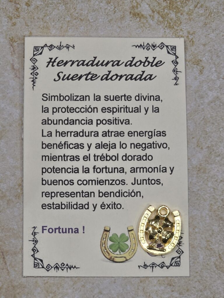 Herradura doble dorada
