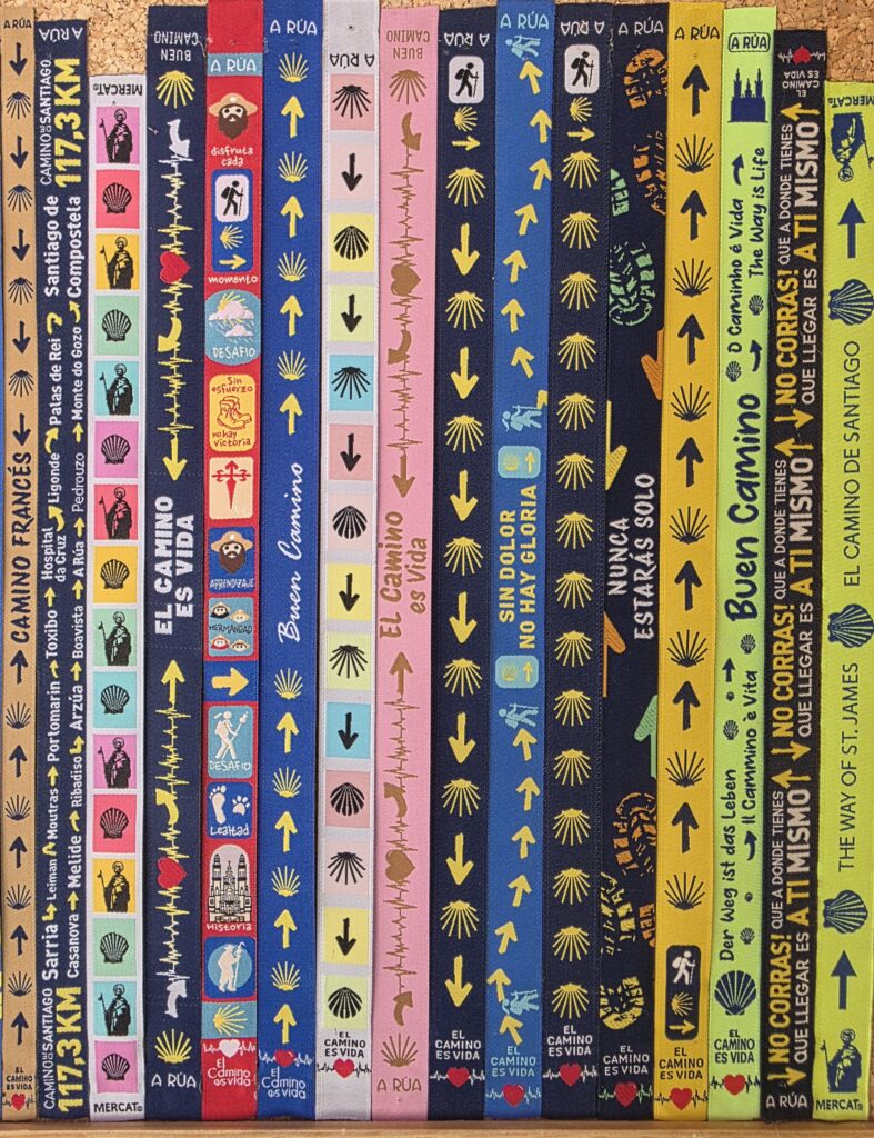 Pulseras tela Camino