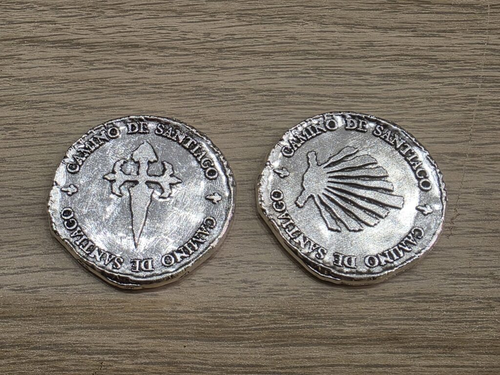 Monedas Camino Santiago