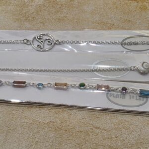 Pulseras plata de ley