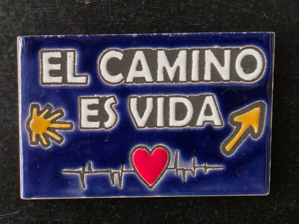 Imán cerámico "El Camino es vida"