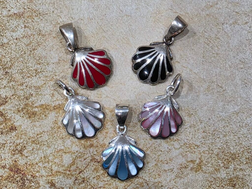 Conchas Plata 925